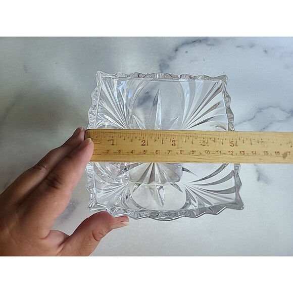 Vintage Crystal Bowl/Vase, READ - Picture 7 of 11